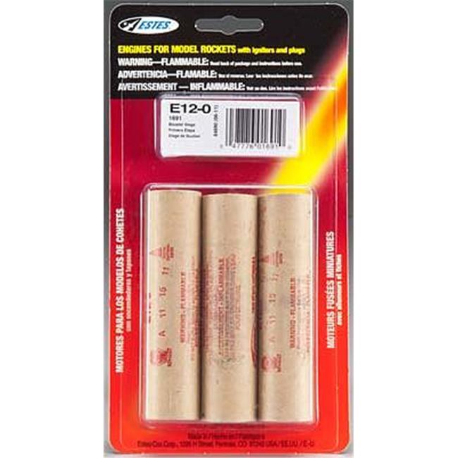 Estes 24 mm E12-0 Model Rocket Haz - EST1691