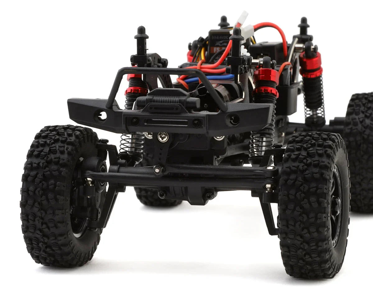 Furitek FX118 Fury Wagon 1/18 RTR Brushless Rock Crawler (Black/Flames) - FTK-FUR-2411