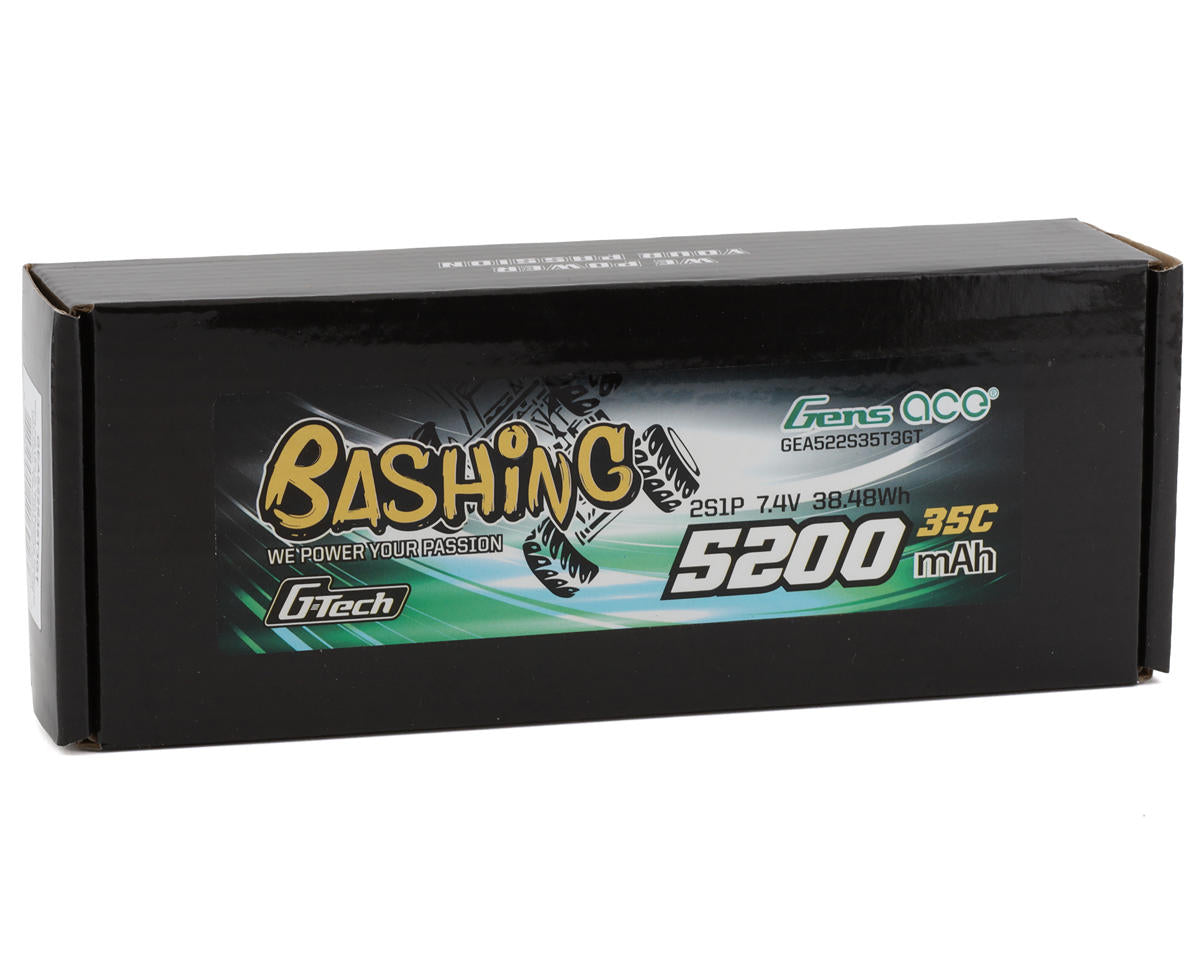 Gens Ace 2S G-Tech Smart "Bashing" LiPo Battery 35C (7.4V/5200mAh) w/Universal Connector - GEA522S35T3GT