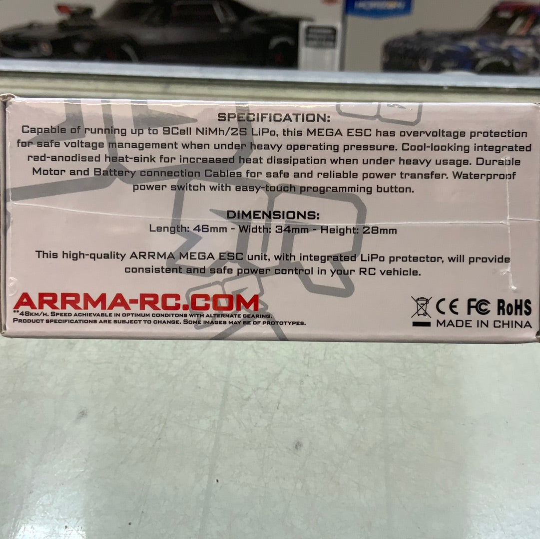 Mega Brushed 2S ESC - ARA390288