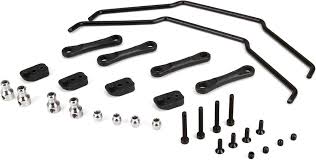 LOS254013 Front & Rear Sway Bar Kit: 1:5 4wd DBXL