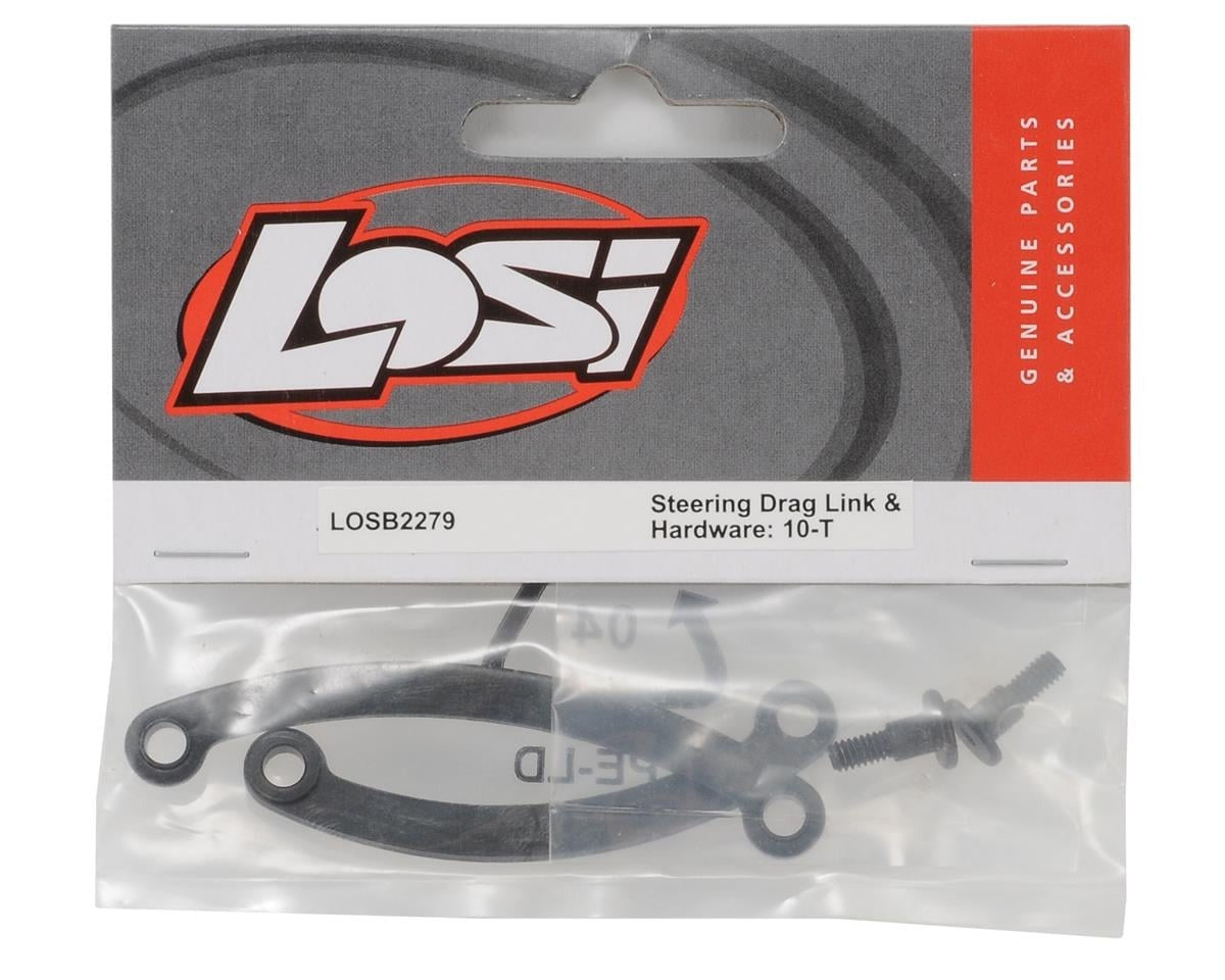 #LOSB2279 Steering Drag Link & Hardware: 10-T