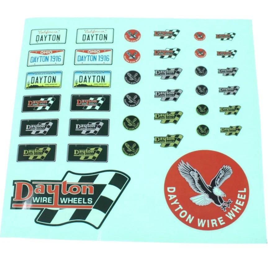 Dayton Wire Wheel Set (Gold) (4pcs) - RER17089