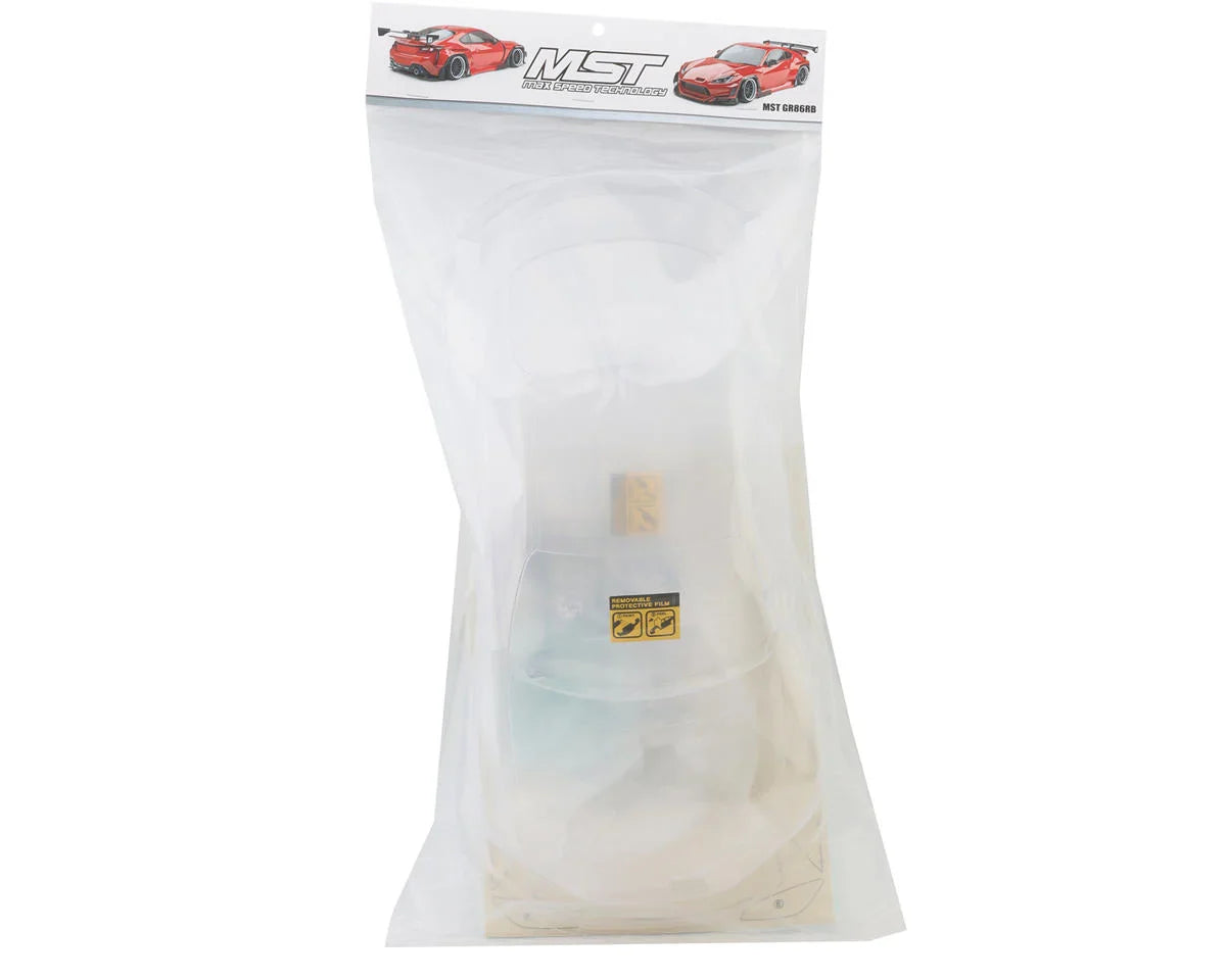 MST GR86RB 1/10 On-Road Drift Body (Clear) - MXS-720024