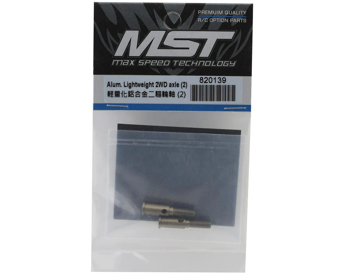 MST RMX Aluminum Lightweight 2WD Axles (2)