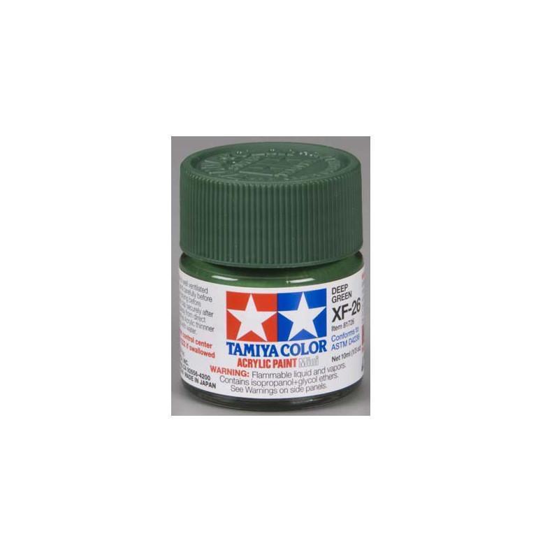 Acrylic Mini XF-26 Deep Green 1/3 oz (TAMR1726)