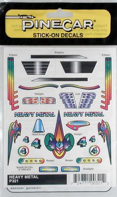 P321 Heavy Metal Stick-On Decal