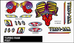 P327 Turbo Ram Stick-On Decal