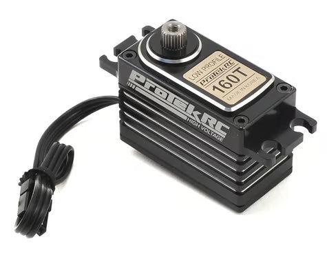 ProTek - RC 160T Low Profile High Torque Metal Gear Servo High Voltage/Metal Case