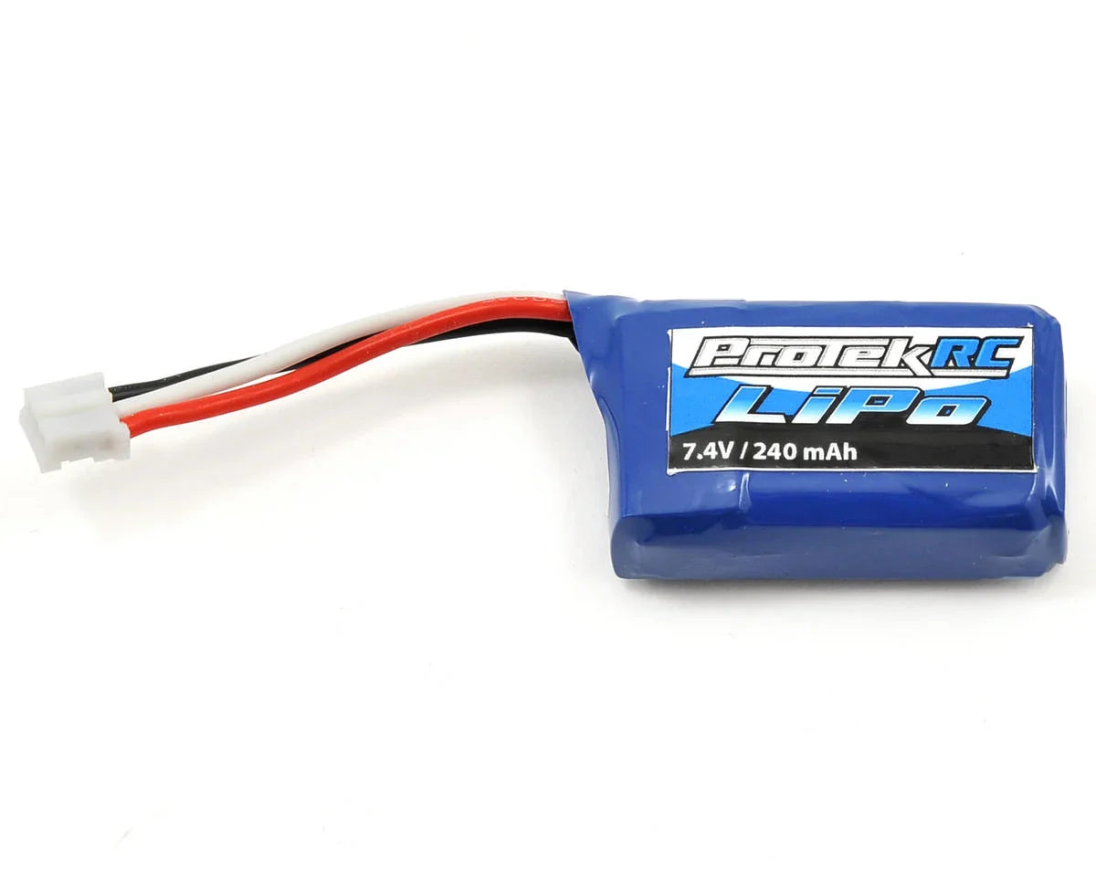 ProTek RC 2S High Power Micro Heli/Airplane 25C LiPo Battery (7.4V/240mAh) w/UMX Connector - PTK-5168