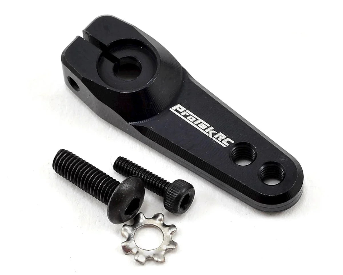 ProTek RC Aluminum Clamping Servo Horn (Black) (25T-ProTek) - PTK-7819-BK