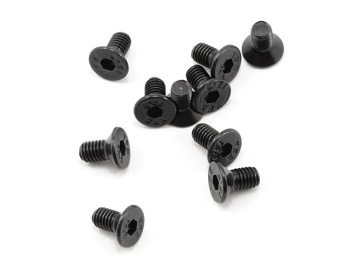 ProTek RC 3x6mm "High Strength" Flat Head Screws (10) - PTK-H-2201