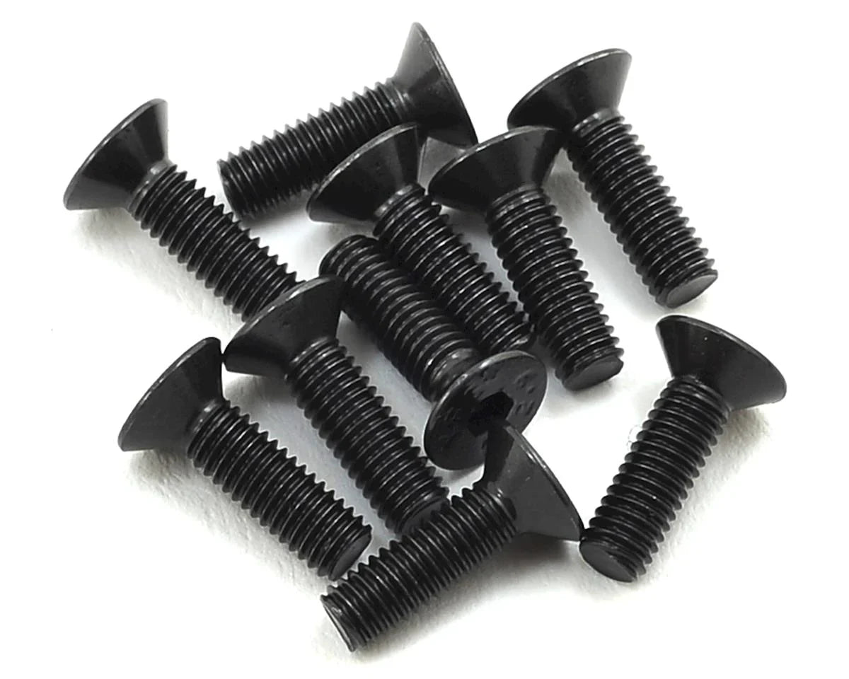 ProTek RC 3x10mm "High Strength" Flat Head Screws (10) - PTK-H-2203