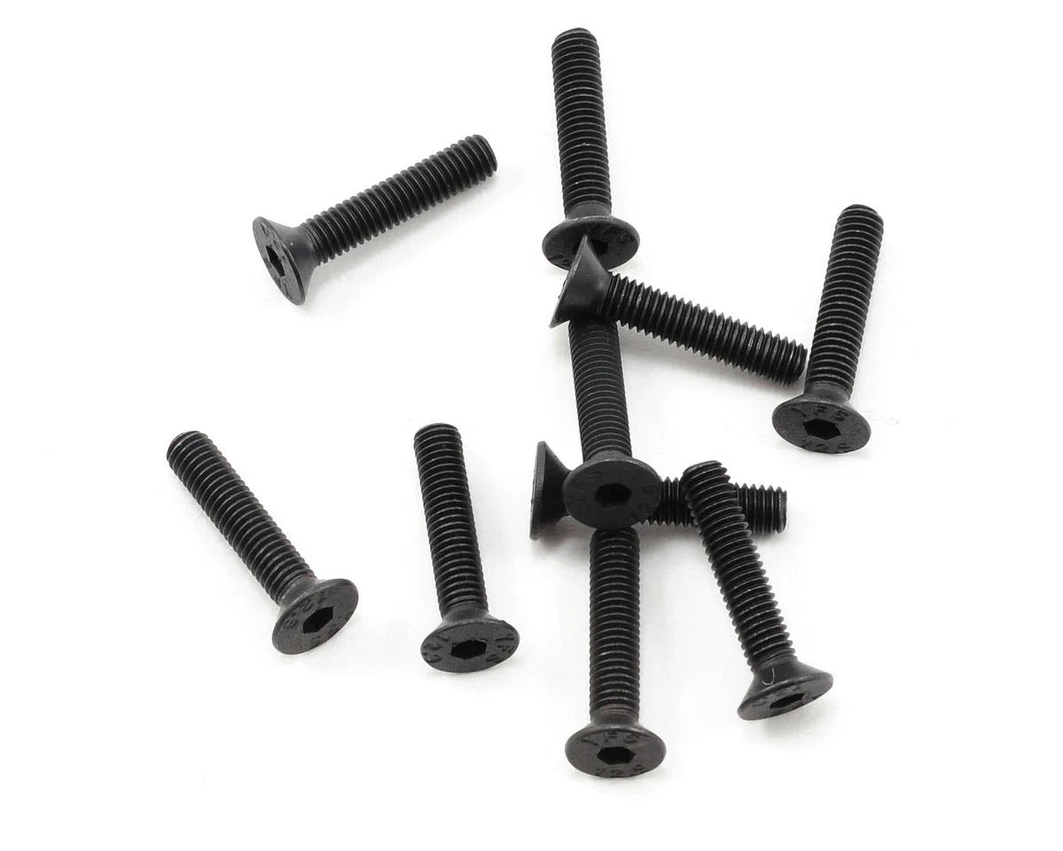 ProTek RC 3x15mm "High Strength" Flat Head Screws (10) - PTK-H-2206