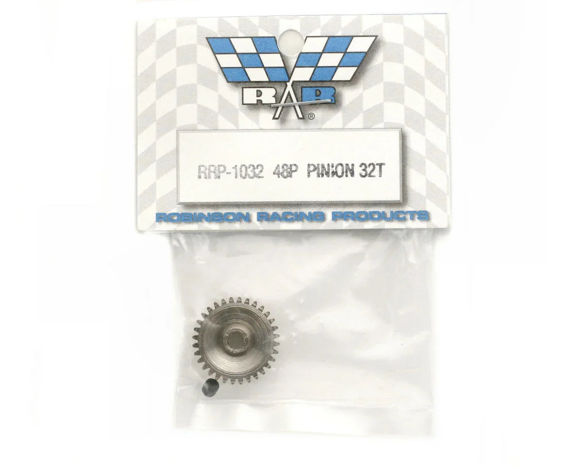 Robinson Racing Steel 48P Pinion Gear (3.17mm Bore) (32T) - RRP1032