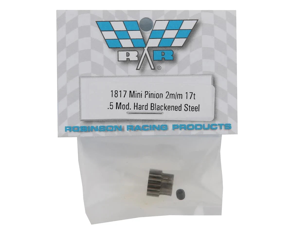 Robinson Racing Mini 8IGHT .5 Mod Hardened Steel Mini Pinion (2mm Bore) (17T) - RRP1817