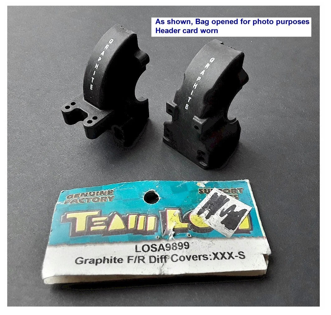 #LOSA9899 Graphite F/R Diff Covers: XXX-S