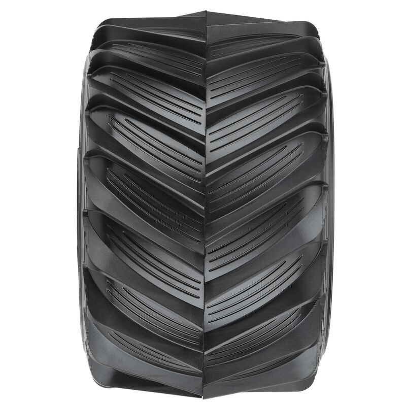 1/10 Demolisher Fr/Rr 2.6"/3.5" MT Tires Mounted 12mm Gray Whls (2) - PRO1018715