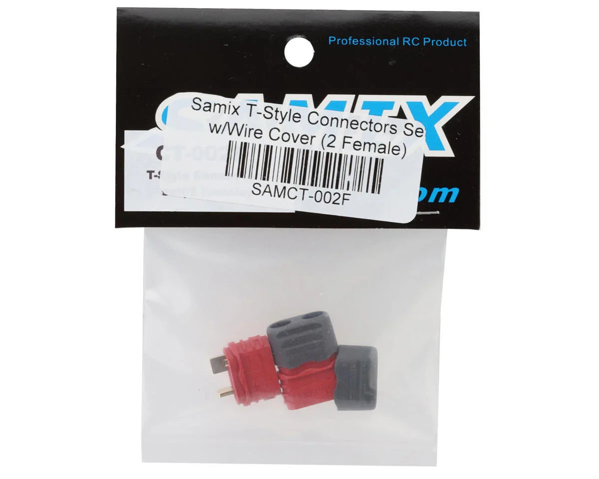 Samix T-Style Connectors Set w/Wire Cover (2 Female) - SAMCT-002F