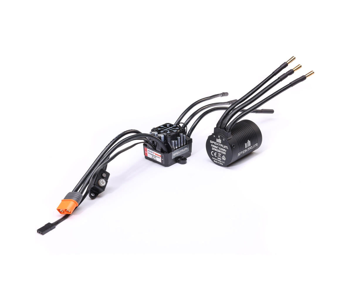 Spektrum - RC Smart Lite Sensorless Fixed Timing Motor/ESC Combo (3300Kv) w/IC3 Connector