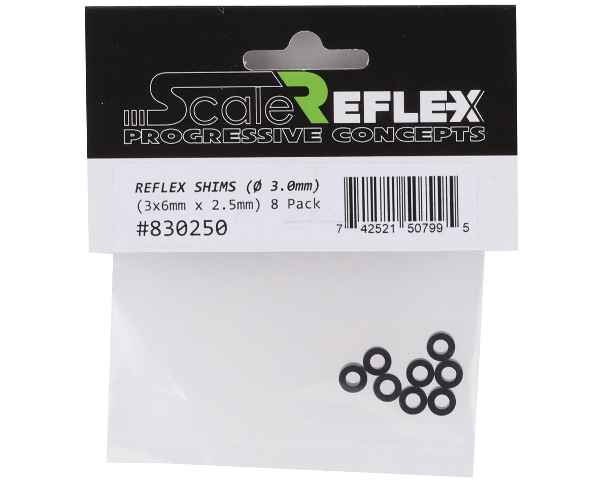 Scale Reflex 3x6x2.5mm Ball Stud Washers (Black) (8) - SRF830250