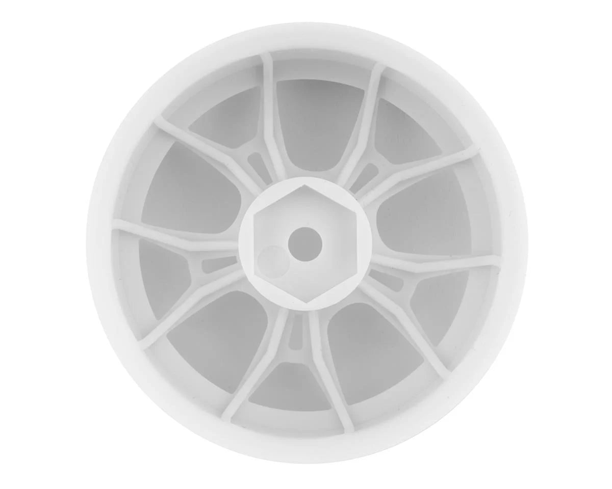Topline FX Sport "Hard Type" Multi-Spoke Drift Wheels (White) (2) (6mm Offset) w/12mm Hex - TDW-069WH