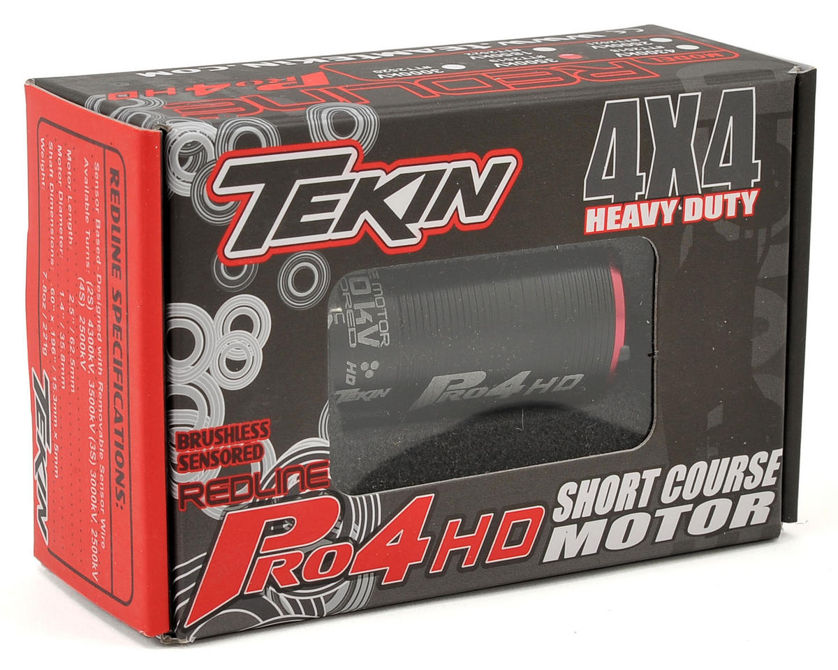 Tekin - Pro4 HD 4-Pole Brushless 550 Motor w/5mm Shaft (4,300kV)