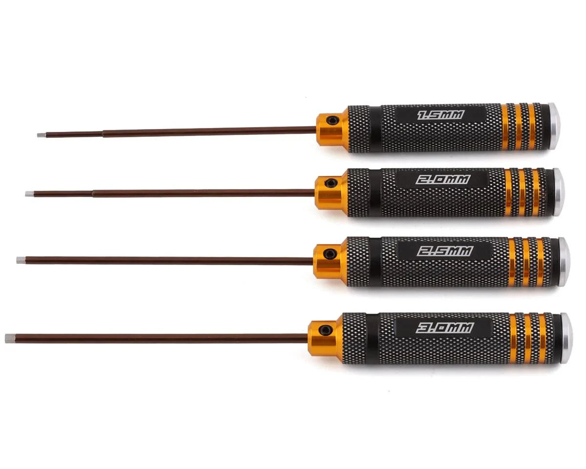 Yeah Racing Metric Hex Driver Set (4) (1.5, 2.0, 2.5, 3.0mm) - YEA-YT-0187