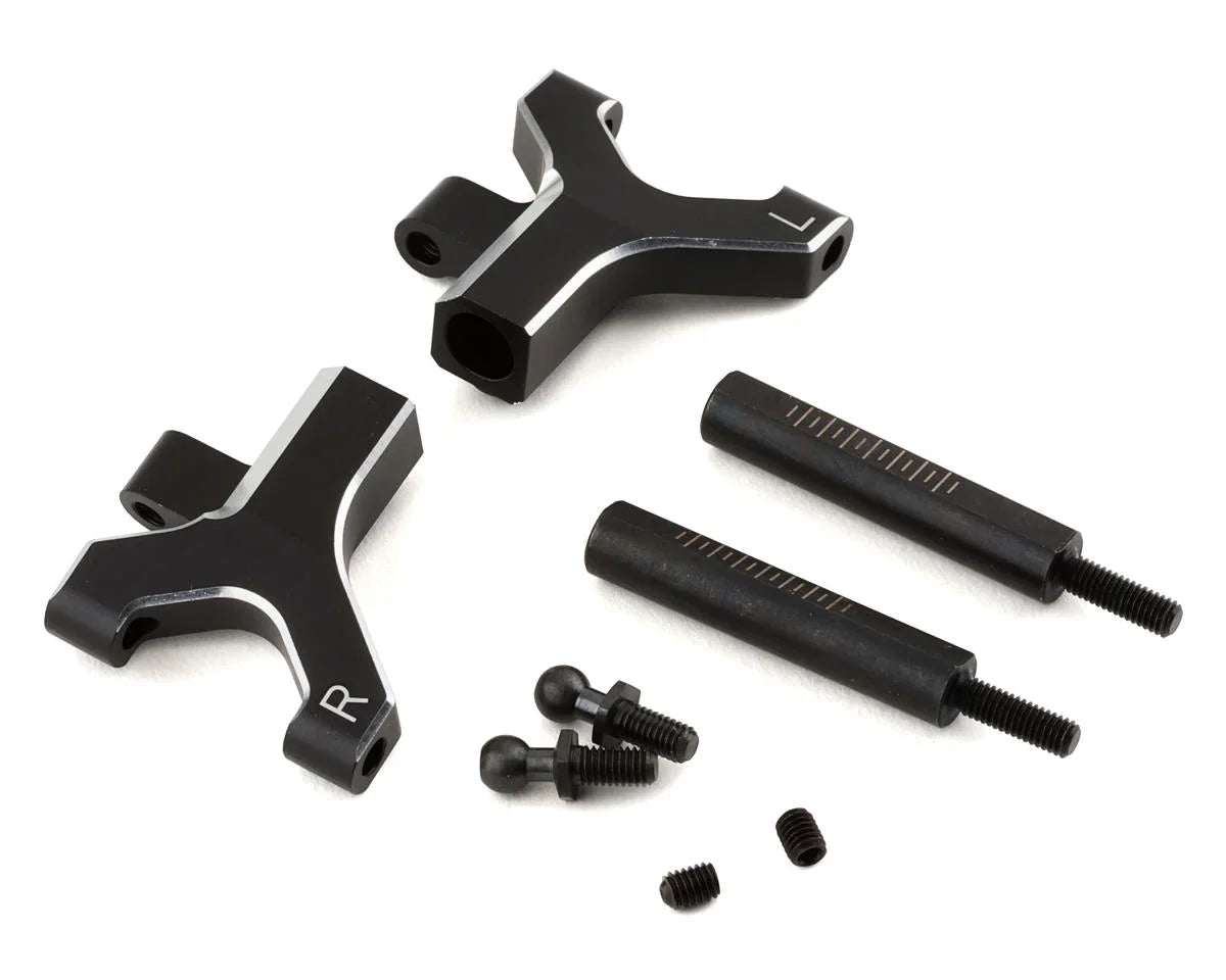Yokomo YD-2 Aluminum Front Lower Short A-Arm Set (Black) - YOKY2-08FSCA