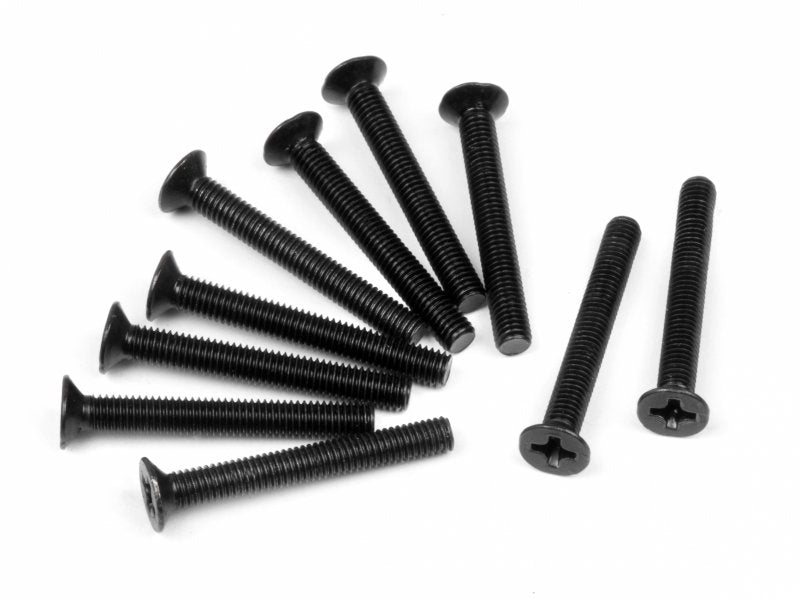 #Z348 - FLAT HEAD SCREW M3x24mm (10pcs)