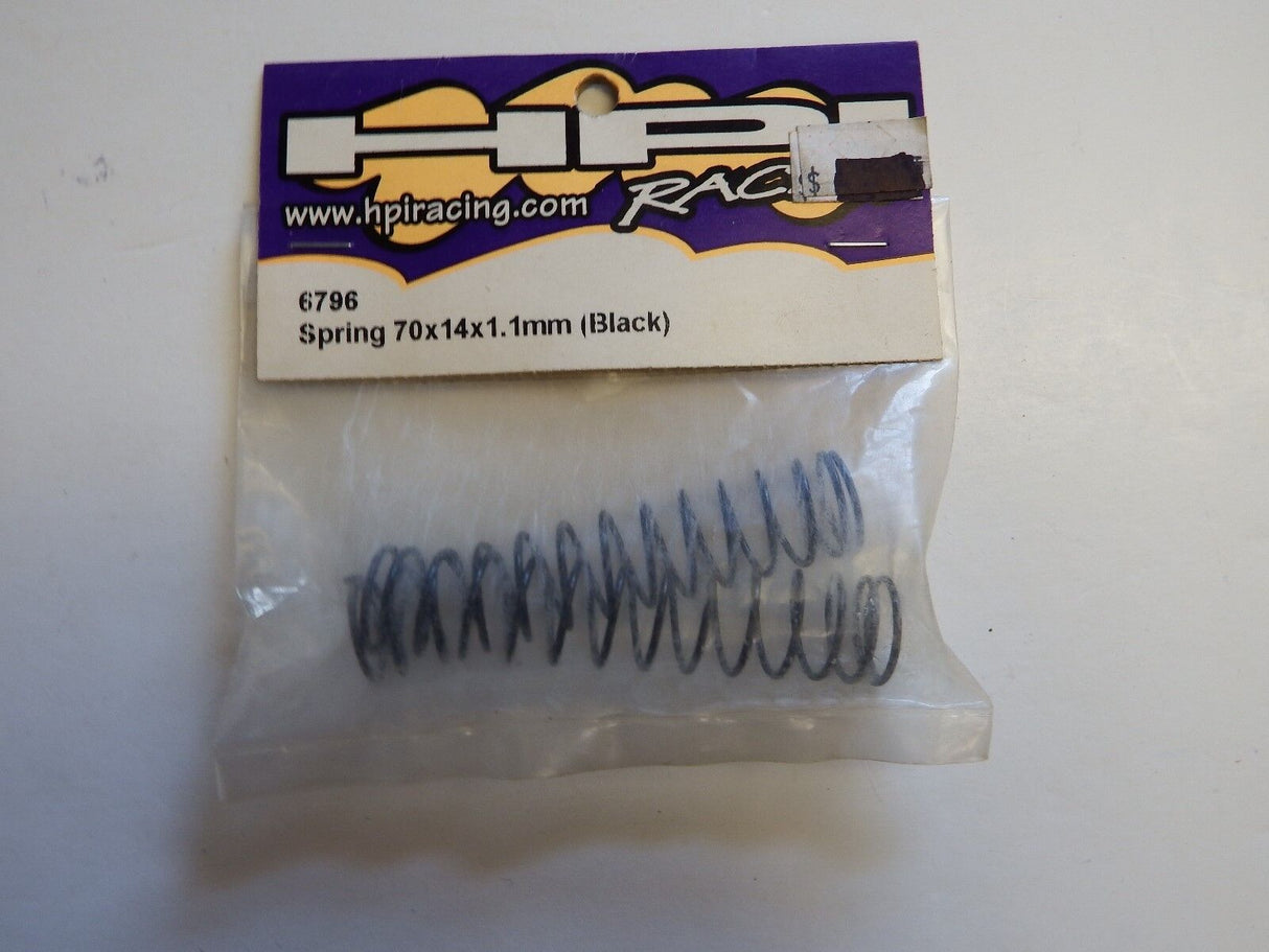 HPI Racing - SPRING 70X14X1.1MM (BLACK) - Model 6796