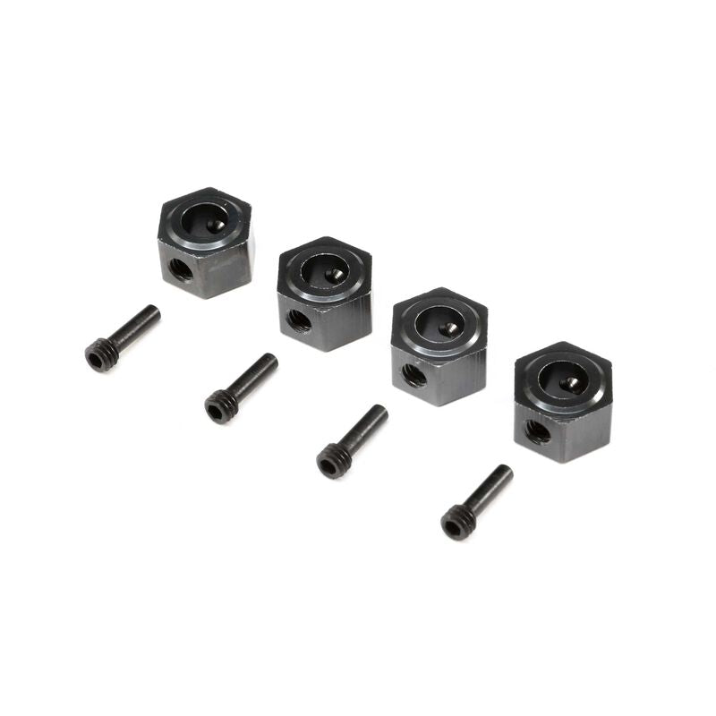 12mm Machined Wheel Hex (4): LMT