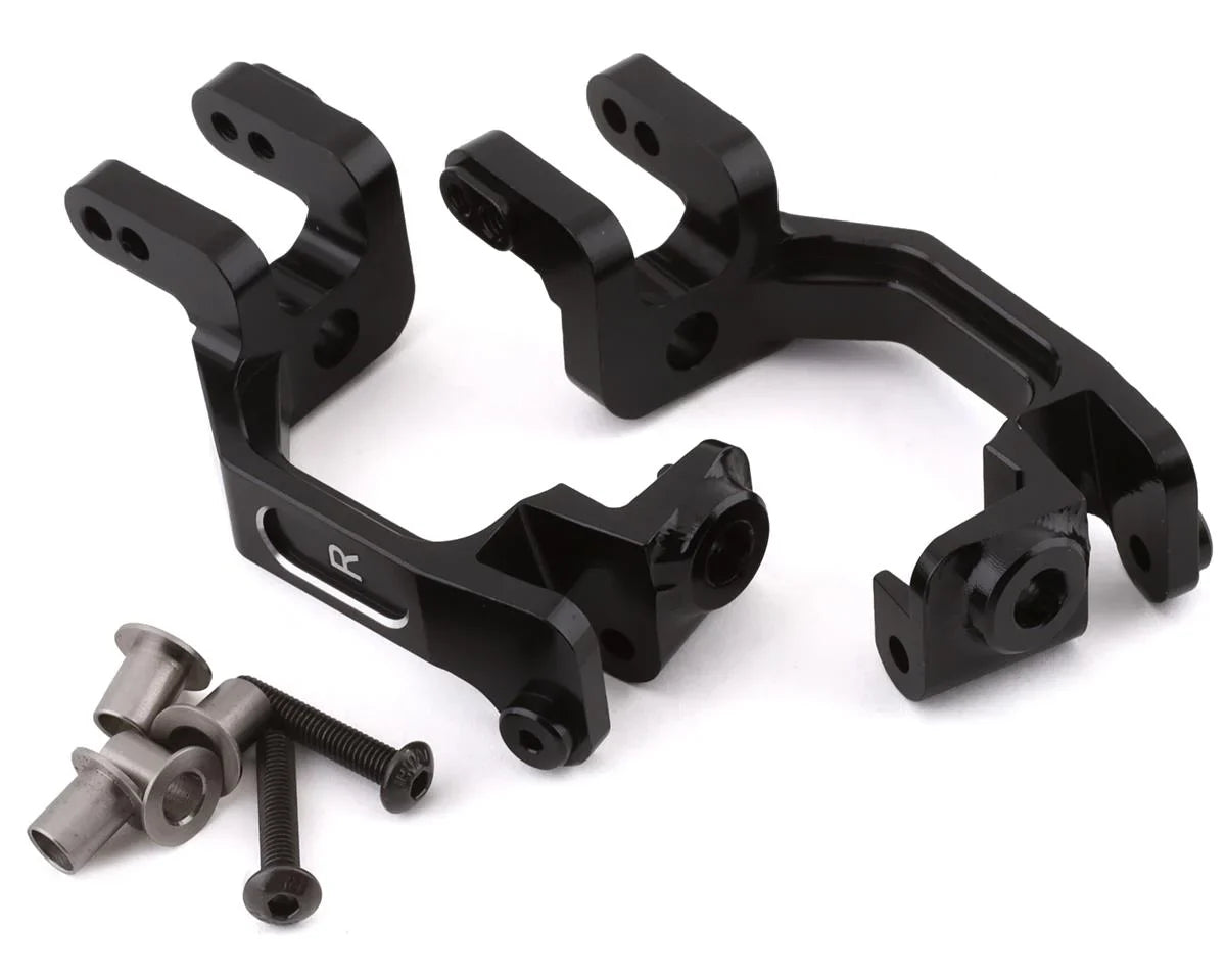 Hot Racing Arrma 4x4 Aluminum Front C-Hubs (Black) (2) - HRAATF1901