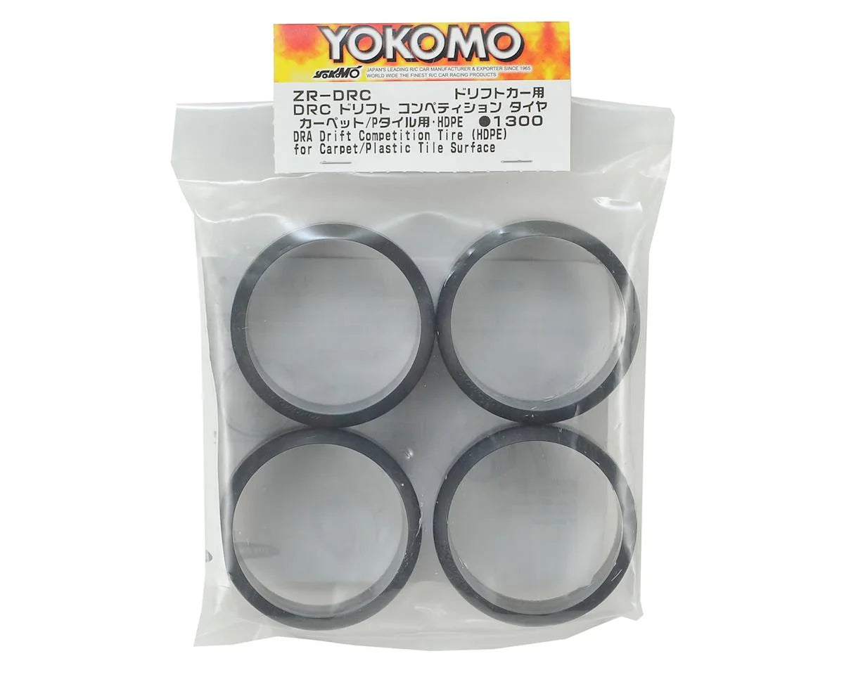 Yokomo DRC Competition Drift Tire (4) (for Carpet Surface) - YOKZR-DRCA