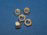 KYOSHO M4 ALUMINUM NYLON NUT (SLIVER/5 PCS ONLY) #1353