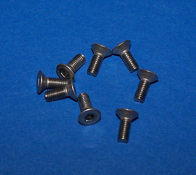 KYOSHO TITANIUM FLAT HEAD SCREW HEX M3X8 (8 PCS) #KYO1371