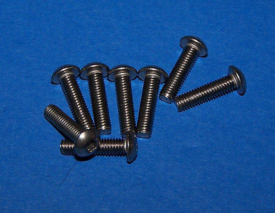 KYOSHO TITANIUM BUTTON SCREW HEX (M3x12) 8 PCS #KYO1363