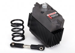 Servo, digital high-torque, metal gear (ball bearing), waterproof/ servo saver spring/ steering link
