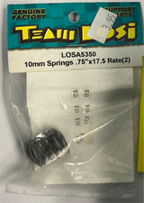 TEAM LOSI 10mm Springs .75"x17.5 Rate(2) LOSA5350