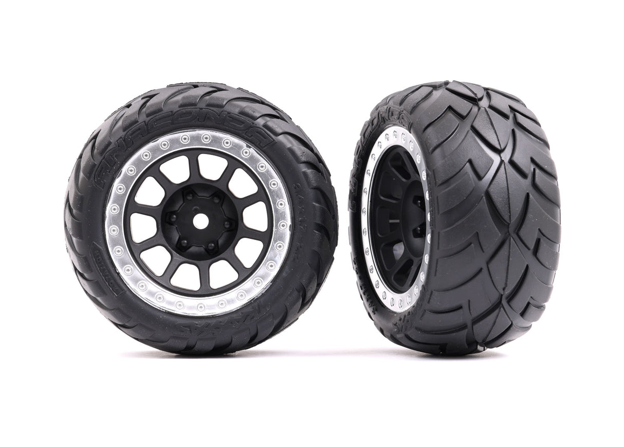 Traxxas Multi-Spoke 2.2" Wheels with Anaconda Tires (2)