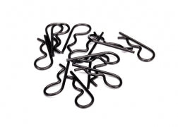 Body clips, heavy duty (black) (12) - 3934A