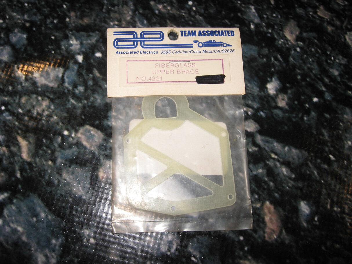Vintage RC Team Associated RC12L Upper Pod Chassis Brace Fiberglass (1) No.  4321