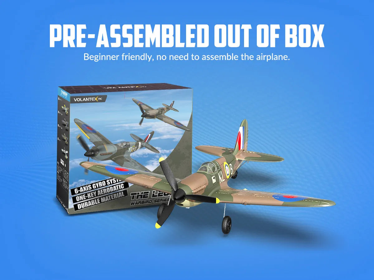 Hobby Zone Spitfire 400mm PNP RC Warbirds RC Plane 4CH-76112