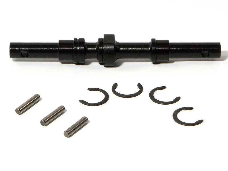 #86081 Gear Shaft 6x12x78mm (Black/1Pc)