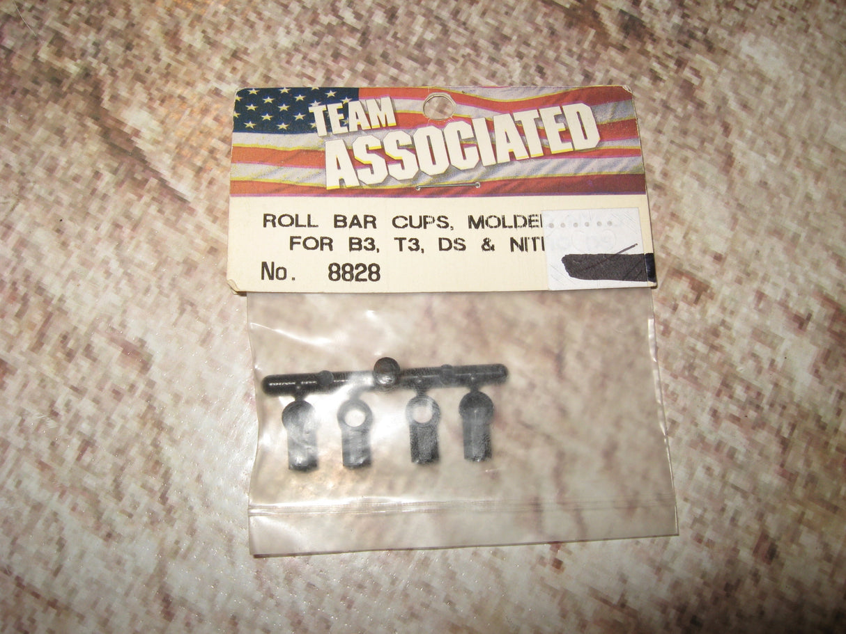 Team Associated 8828 Roll bar cups molded for B3 T3 DS