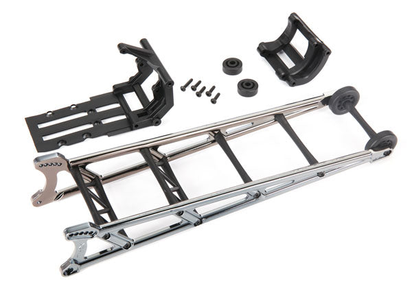 Wheelie bar, black chrome (assembled)/ wheelie bar mount - 9460X