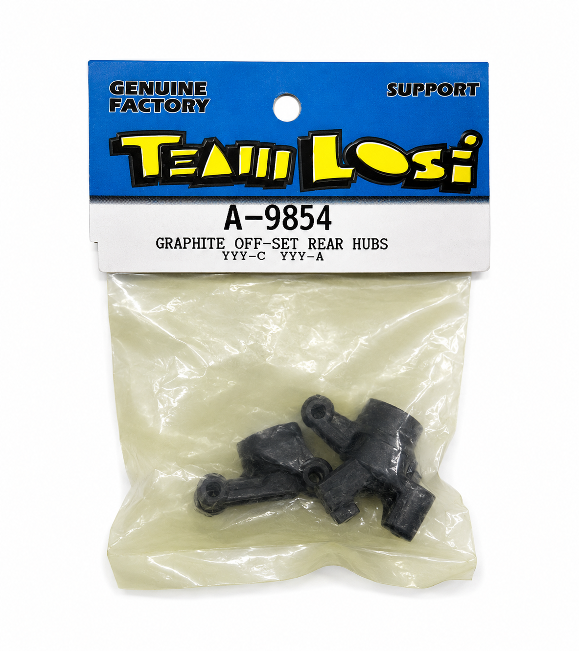 #A-9854 GRAPHITE OFF-SET REAR HUBS XXX-S XXX-4