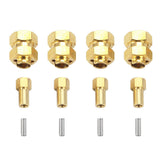 SCX24 Brass Hex Wheels Extender - TRC-092