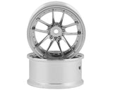 RC Art SSR Reiner Type 10S 5-Split Spoke Drift Wheels Matte Silver 2 (6mm Offset w/12mm Hex - RCA-ART-WW-0306MS