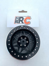 Axial SCX6 2.9” Black Aluminum Wheels 2 each - TRC-106